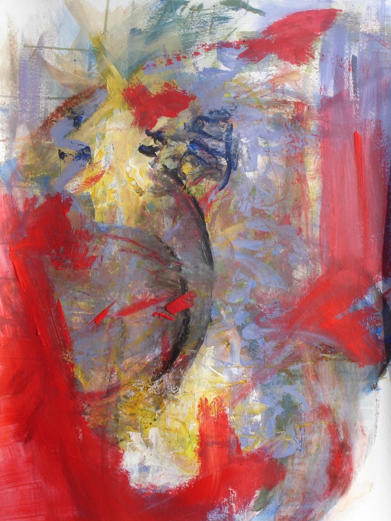 Acrylique sur Papier cartonné     125 x 100 Novembre 2006
