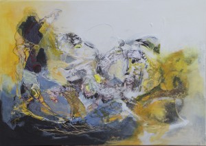 Acryliqueet collages 61 cm x46 cm
